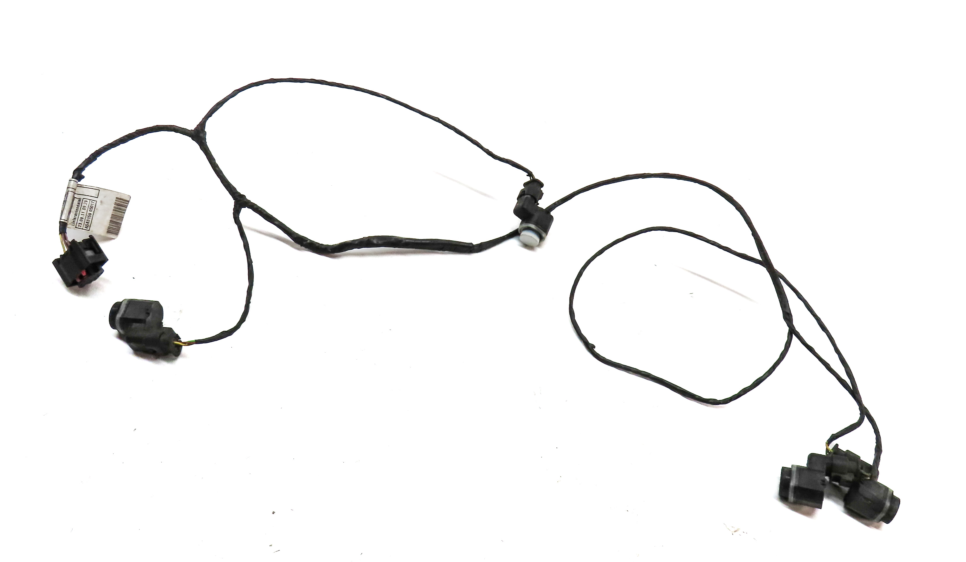 2012 BMW X3 (F25) REAR PARK ASSIST PDC DISTANCE CONTROL SENSOR SET/4 (White) — exact item pictured
